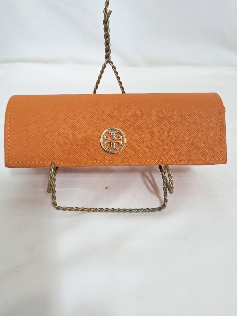 Tory Burch Eyeglass Case Magnetic Orange
